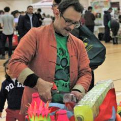 Creating Art Using Recycled Materials at 2018 Green Fest 